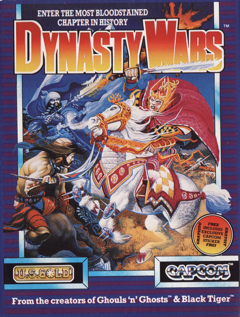  Dynasty wars  by Capcom edited by US Gold on Amstrad CPC 1990 